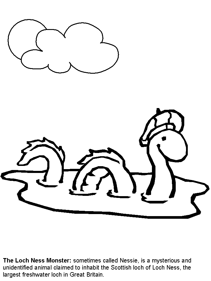 Nessie Coloring